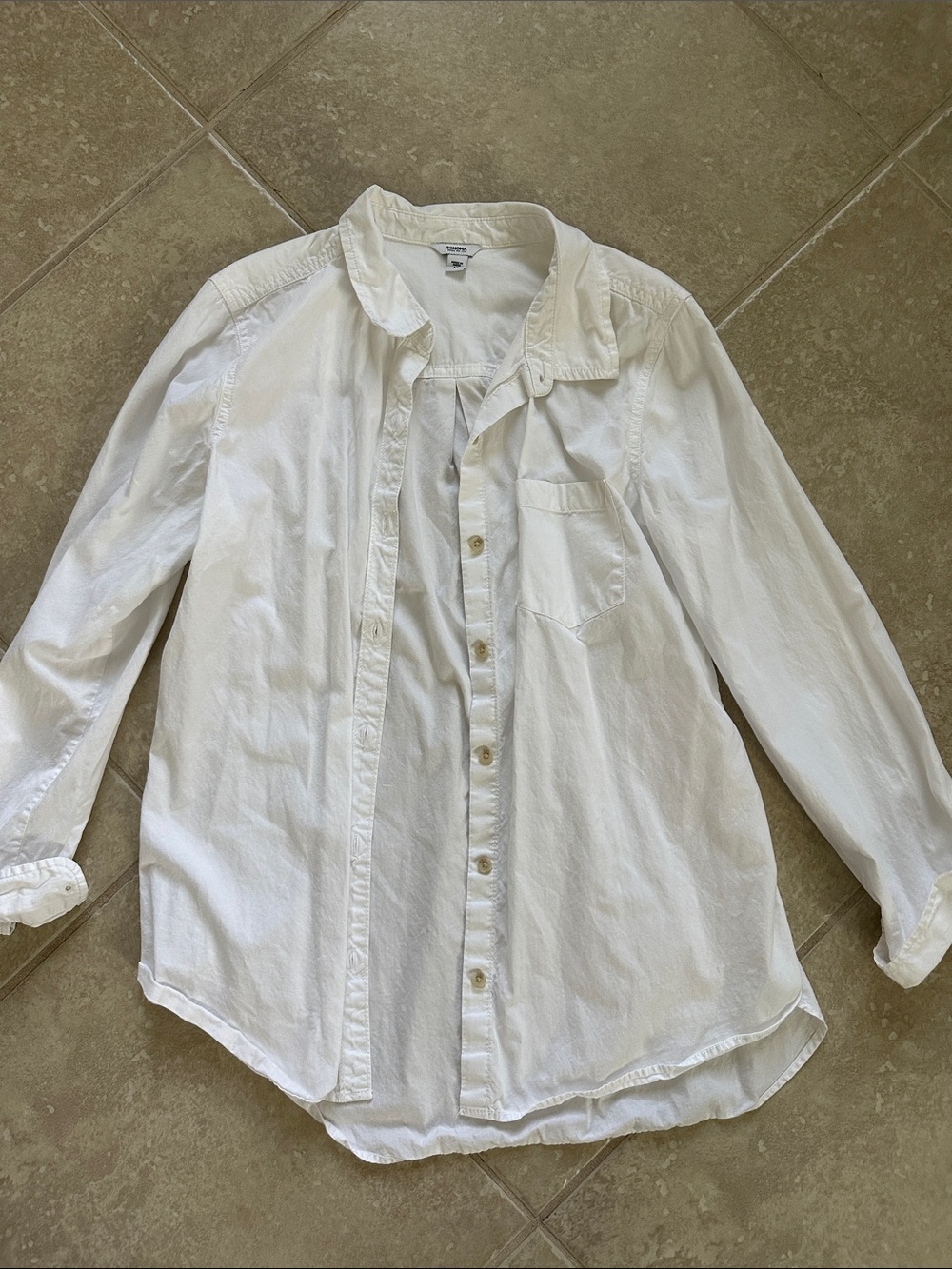 White Button-Up Women’s Shirt - Classic Long Sleeve